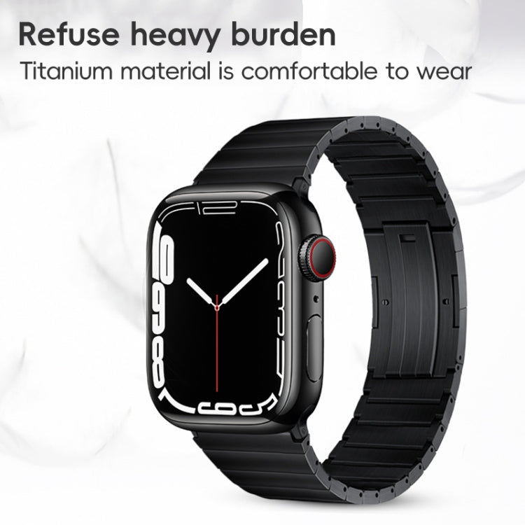 For Apple Watch 38mm PG60 Single Bead Bamboo Joint Titanium Metal Watch Band(Silver) - free shipping - PMC TechLife - Order now!