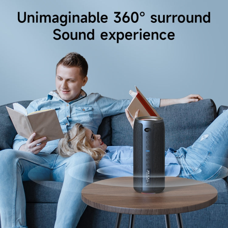 Zealot S51 Pro Shocking Bass Bluetooth Speaker with Colorful Light(Blue) - free shipping - PMC Jewellery - Order now!