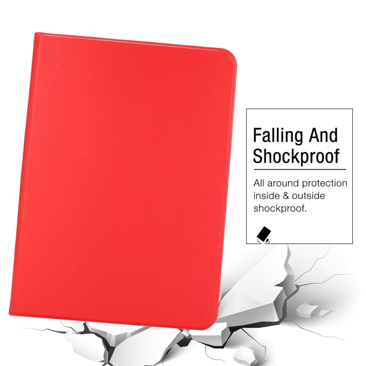 For iPad Air 11 2024 Stretch Voltage Plain Leather Smart Tablet Case(Red) - iPad Air 11 2024 Cases by PMC TechLife | Online Shopping South Africa | PMC TechLife | Buy Now Pay Later Mobicred