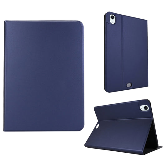 For iPad Air 11 2024 Stretch Voltage Plain Leather Smart Tablet Case(Dark Blue) - iPad Air 11 2024 Cases by PMC Jewellery | Online Shopping South Africa | PMC Jewellery | Buy Now Pay Later Mobicred