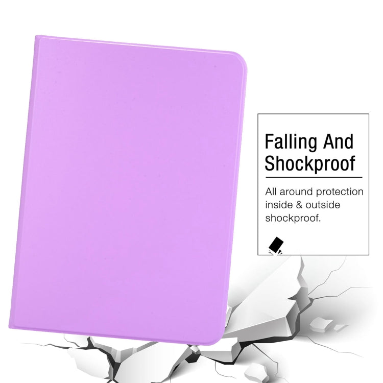 For iPad Pro 11 2024 Stretch Voltage Plain Leather Smart Tablet Case(Purple) - iPad Pro 11 2024 Cases by PMC TechLife | Online Shopping South Africa | PMC TechLife | Buy Now Pay Later Mobicred