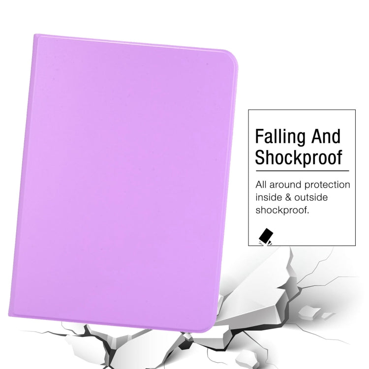 For iPad Pro 11 2024 Stretch Voltage Plain Leather Smart Tablet Case(Purple) - iPad Pro 11 2024 Cases by PMC Jewellery | Online Shopping South Africa | PMC Jewellery | Buy Now Pay Later Mobicred