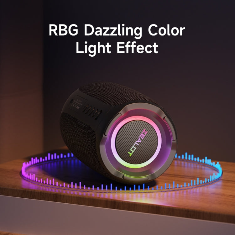 Zealot S61M RGB Rhythmic Light Karaoke Wireless Speaker, Style:Dual Mic(Black) - Desktop Speaker by ZEALOT | Online Shopping South Africa | PMC Jewellery | Buy Now Pay Later Mobicred