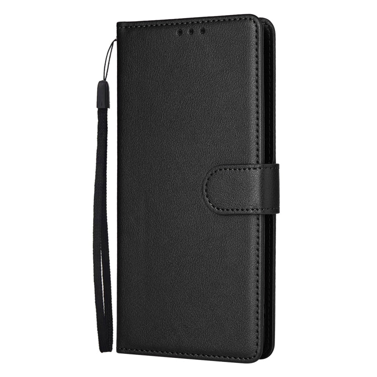 For OPPO Reno9 /9 Pro 5G Multifunctional Horizontal Flip Leather Phone Case with Three Card Slot(Black) - OPPO Cases by PMC Jewellery | Online Shopping South Africa | PMC Jewellery | Buy Now Pay Later Mobicred