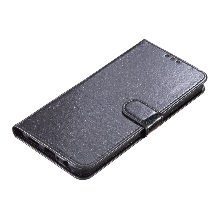 For iPhone 16 Pro Max Glitter Powder Flip Leather Phone Case(Black) - iPhone 16 Pro Max Cases by PMC TechLife | Online Shopping South Africa | PMC TechLife | Buy Now Pay Later Mobicred