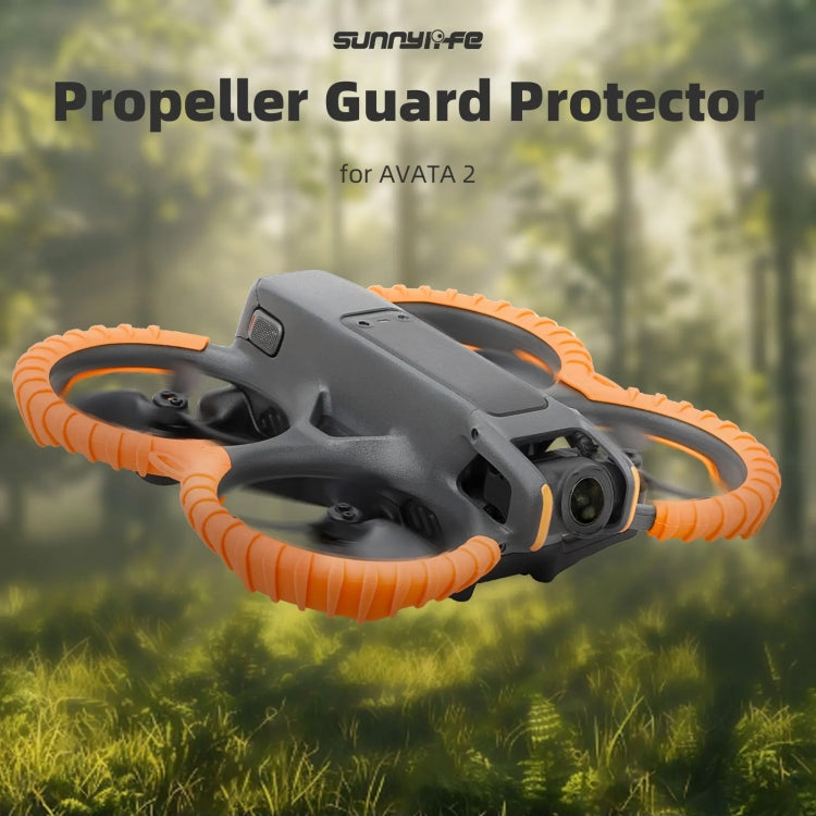 For DJI Avata 2 Sunnylife Drone Anti-Collision Protective Cover Propeller Ring Stripes(Red) - Other by Sunnylife | Online Shopping South Africa | PMC TechLife | Buy Now Pay Later Mobicred