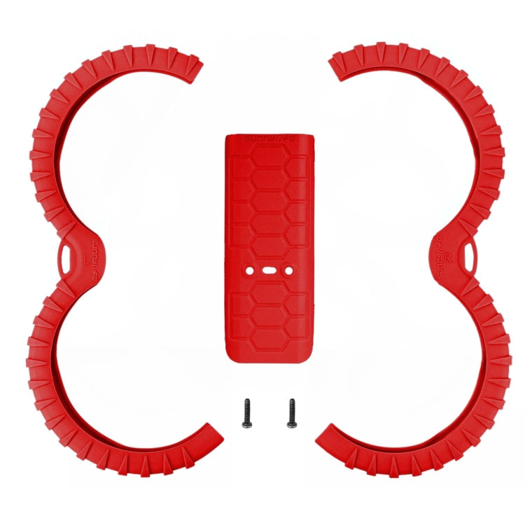 For DJI Avata 2 Sunnylife Drone Anti-Collision Protective Cover Combo Case Kit(Red) -  by Sunnylife | Online Shopping South Africa | PMC Jewellery | Buy Now Pay Later Mobicred