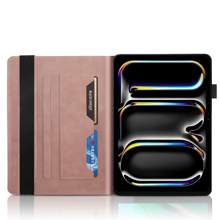 For iPad Pro 13 2024 Tree Life Series Embossed Smart Leather Tablet Case(Rose Gold) - iPad Pro 13 2024 Cases by PMC Jewellery | Online Shopping South Africa | PMC Jewellery | Buy Now Pay Later Mobicred