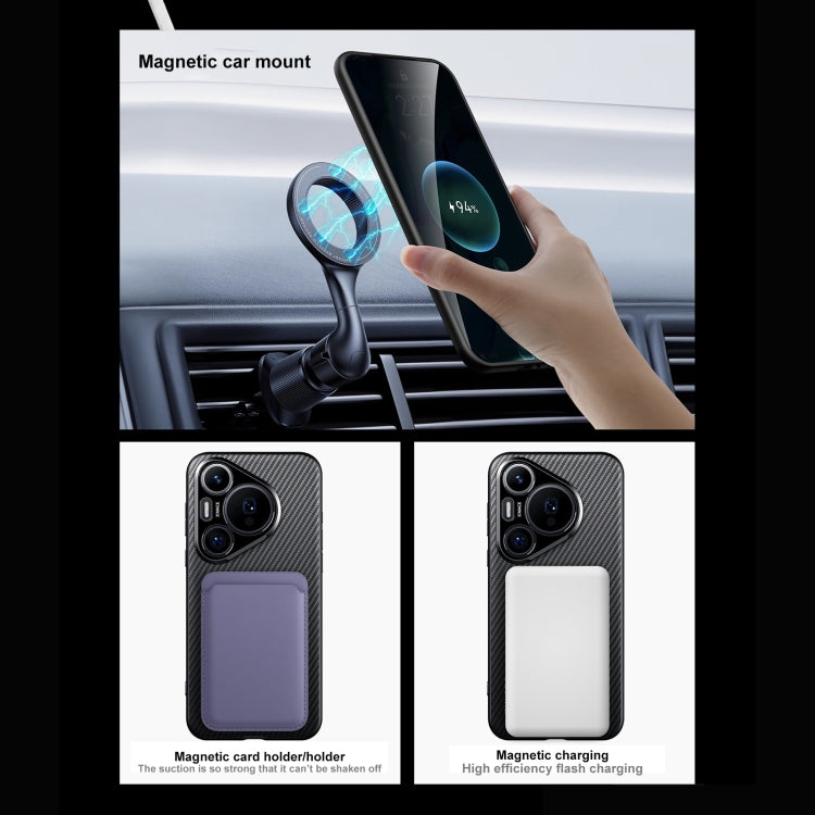 For Huawei Pura 70 Pro / 70 Pro+ SULADA 600D Kevlar Texture PC Shockproof Phone Case(Black) - free shipping - PMC Jewellery - Order now!