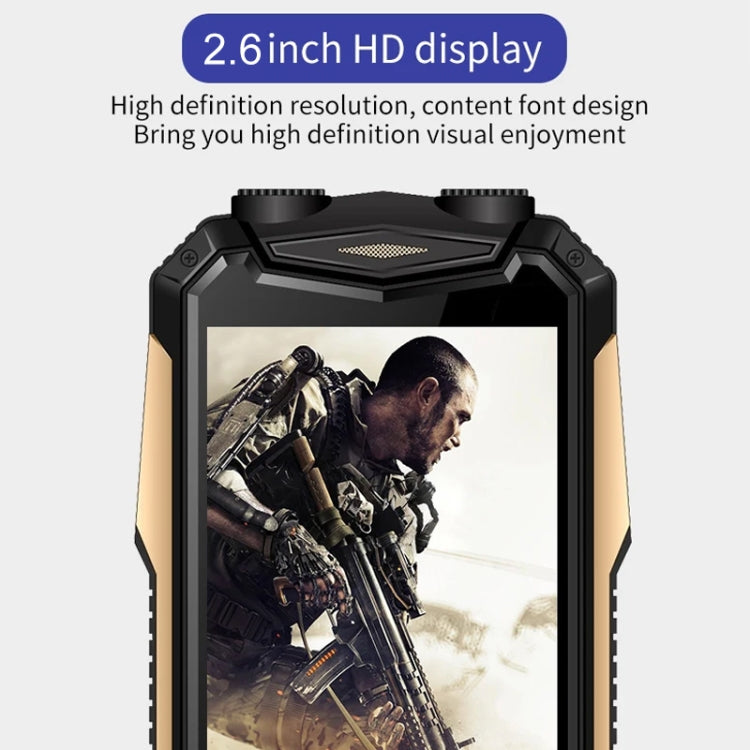 K1+ 4G Elder Rugged Phone, 2.6 inch, 1500mAh Battery, LED Flashlight, Network: 4G, Dual SIM, SOS, Plug:US Plug(Black) - Others by PMC Jewellery | Online Shopping South Africa | PMC Jewellery | Buy Now Pay Later Mobicred