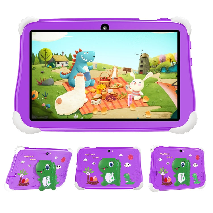 C75 Dinosaur 7 inch WiFi Kids Tablet PC, 2GB+16GB, Android 7.1 MT6735 Octa Core CPU(Purple) -  by PMC Jewellery | Online Shopping South Africa | PMC Jewellery | Buy Now Pay Later Mobicred