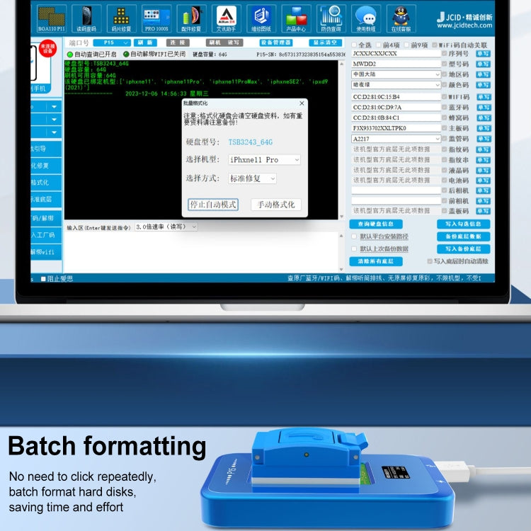 JCID P15 Nand Reading / Writing Programmer - free shipping - PMC TechLife - Order now!