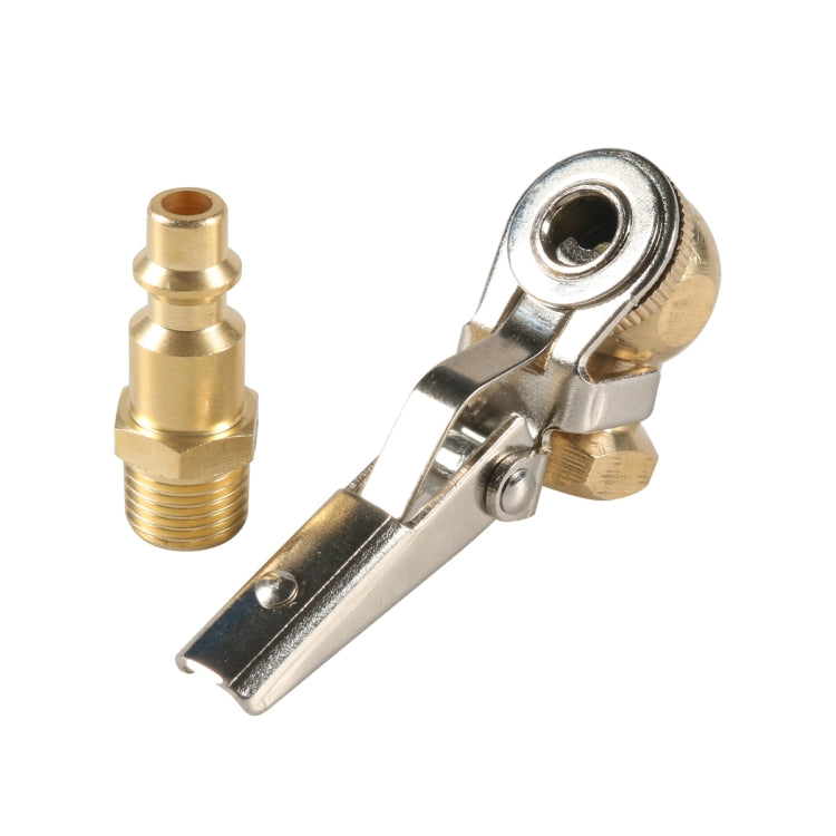 Car 1/4NPT Brass American Style Pneumatic Chuck(Yellow) - Inflatable Pump by PMC TechLife | Online Shopping South Africa | PMC TechLife | Buy Now Pay Later Mobicred
