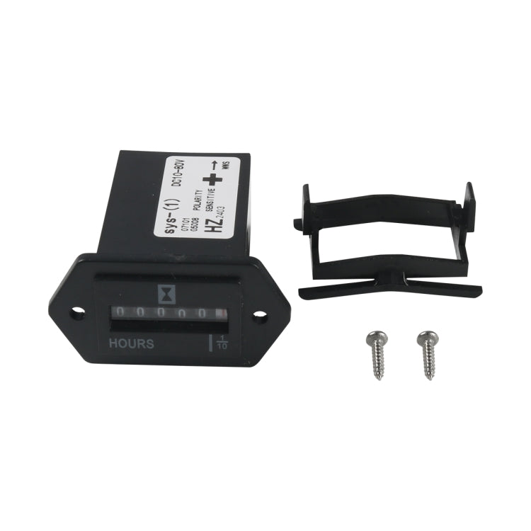 Generator / Boat / Off-road Vehicle DC10-80V Industrial Timer with Screws(Black) - Engines & Engine Parts by PMC TechLife | Online Shopping South Africa | PMC TechLife | Buy Now Pay Later Mobicred