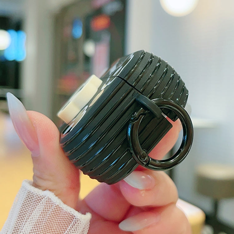 For AirPods Pro 2 / Pro 3D Colorful Pattern Bluetooth Earphone Protective Case(Black Flower) - For AirPods Pro 2 by PMC Jewellery | Online Shopping South Africa | PMC Jewellery | Buy Now Pay Later Mobicred