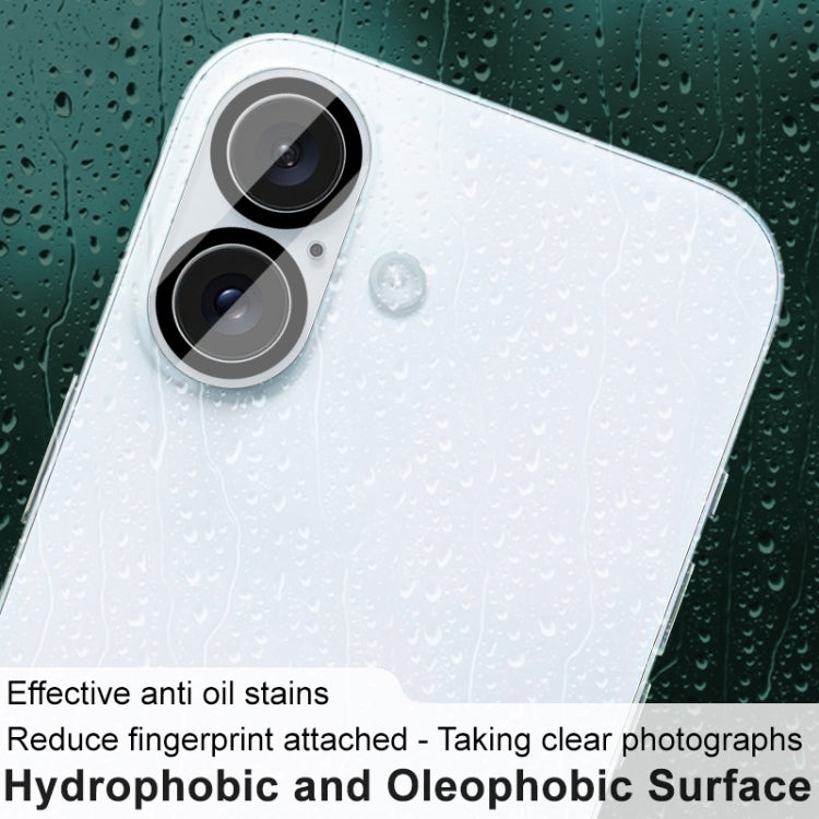 For iPhone 16 / 16 Plus imak High Definition Integrated Glass Lens Film - iPhone 16 Tempered Glass by imak | Online Shopping South Africa | PMC TechLife | Buy Now Pay Later Mobicred