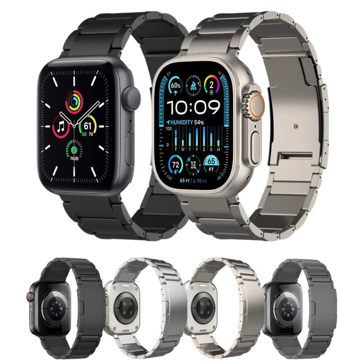 For Apple Watch Series 9 45mm Titanium Metal Watch Band(Silver) - free shipping - PMC TechLife - Order now!