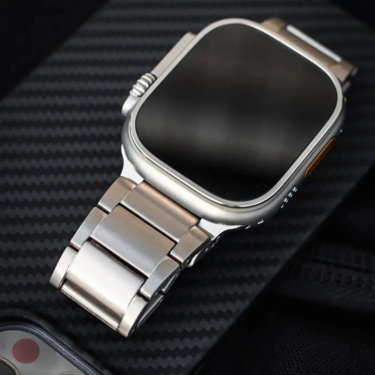 For Apple Watch Series 4 44mm Titanium Metal Watch Band(Silver) - free shipping - PMC TechLife - Order now!