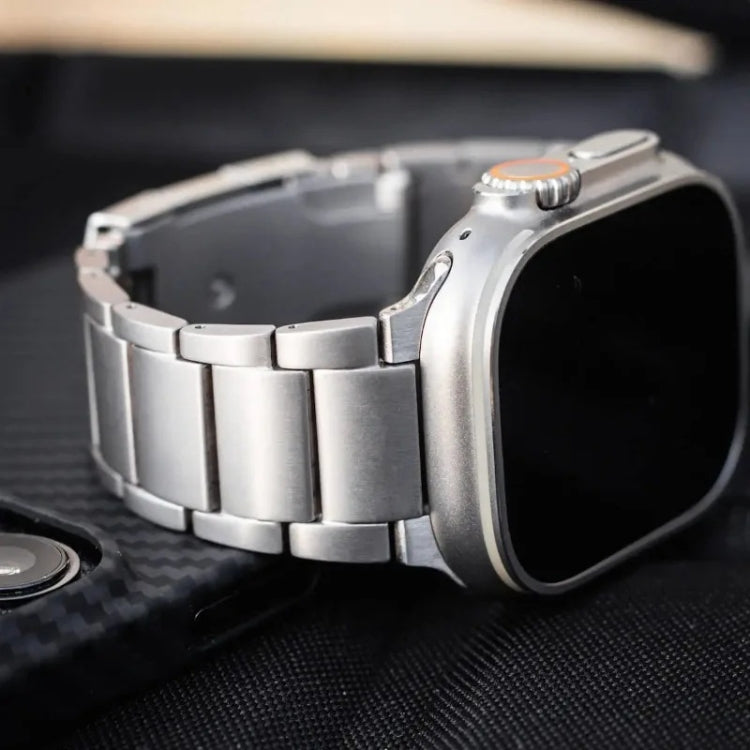 For Apple Watch Series 4 40mm Titanium Metal Watch Band(Silver) - free shipping - PMC TechLife - Order now!