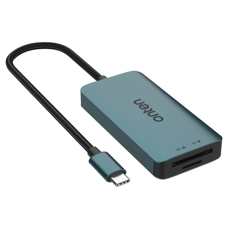 Onten C13 3 in 1 USB-C / Type-C to XQD & SD & TF Card Reader(Pine Green) - Card Reader by Onten | Online Shopping South Africa | PMC Jewellery | Buy Now Pay Later Mobicred