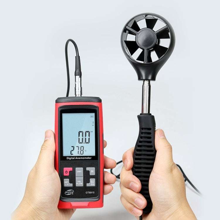 BENETECH GT8915 Digital LCD Screen Anemometer - free shipping - PMC TechLife - Order now!