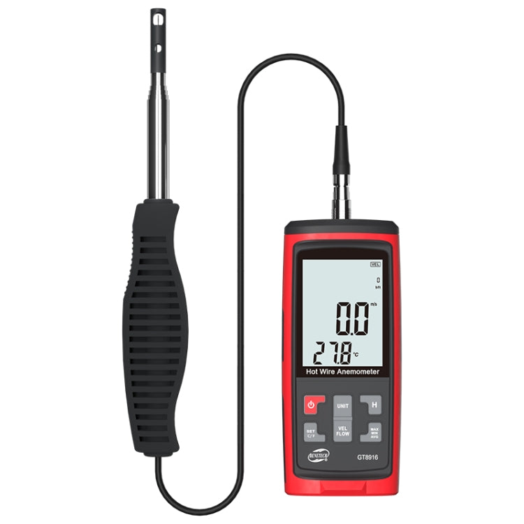 BENETECH GT8616 Handheld Digital LCD Hot Wire Anemometer - Tachometers & Anemometer by BENETECH | Online Shopping South Africa | PMC Jewellery | Buy Now Pay Later Mobicred