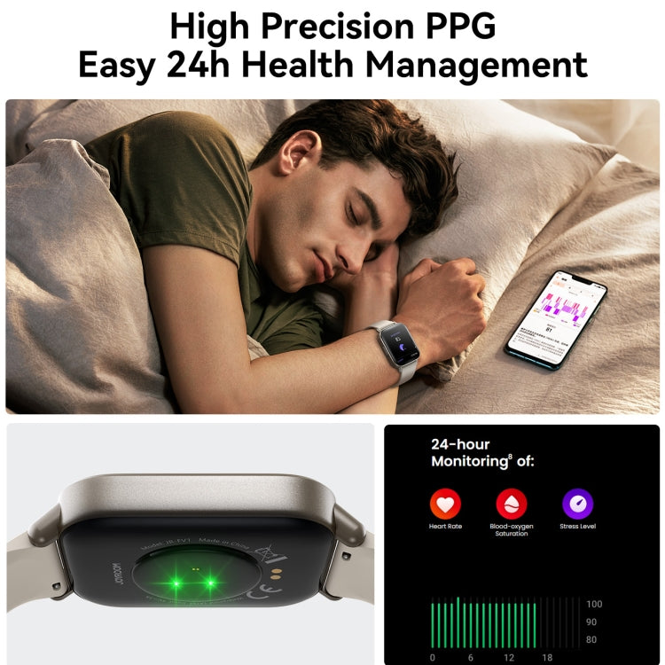 JOYROOM Fit-life Series JR-FT3S 1.96 inch Bluetooth Call Smart Watch Supports Sleep Monitoring(Titanium) - Smart Watches by JOYROOM | Online Shopping South Africa | PMC Jewellery | Buy Now Pay Later Mobicred