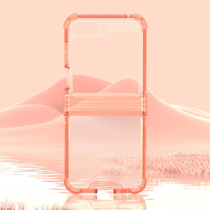 For Samsung Galaxy Z Flip6 GKK Airbag Hinge Full Coverage Phone Case(Transparent) - Galaxy Z Flip6 5G Cases by GKK | Online Shopping South Africa | PMC Jewellery | Buy Now Pay Later Mobicred