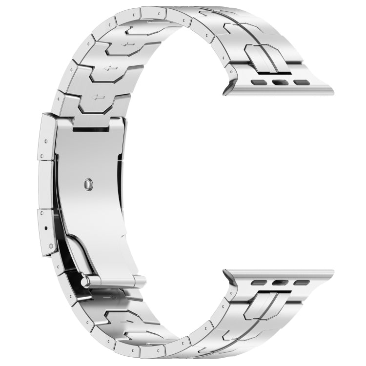 For Apple Watch Series 5 44mm Turtle Buckle Titanium Alloy Watch Band(Silver) - free shipping - PMC TechLife - Order now!