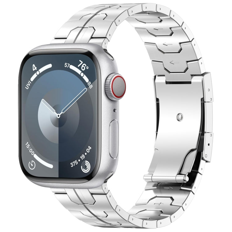 For Apple Watch Series 4 44mm Turtle Buckle Titanium Alloy Watch Band(Silver) - free shipping - PMC TechLife - Order now!