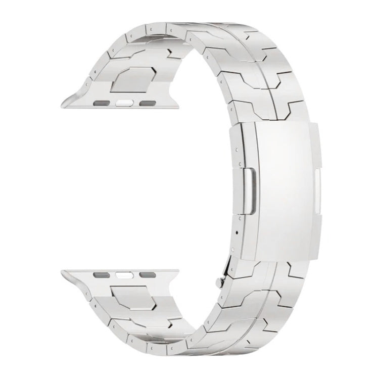 For Apple Watch Series 3 38mm Turtle Buckle Titanium Alloy Watch Band(Silver) - free shipping - PMC TechLife - Order now!