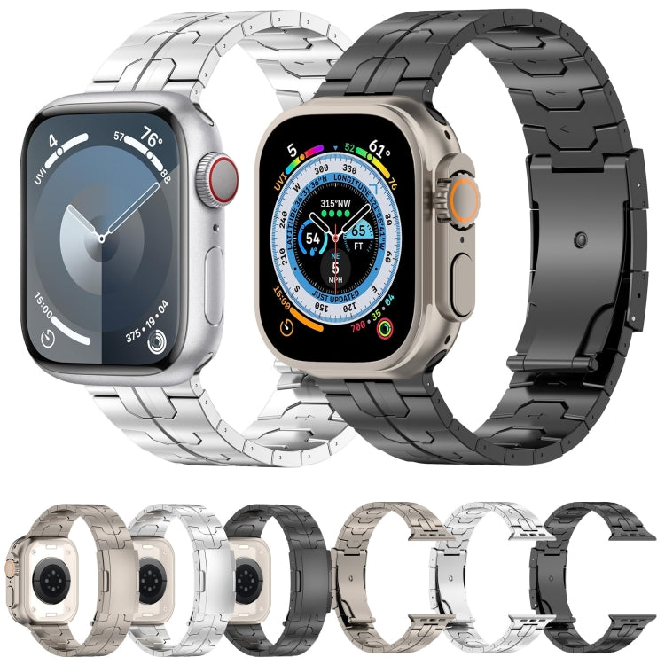 For Apple Watch Ultra 2 49mm Turtle Buckle Titanium Alloy Watch Band(Silver) - free shipping - PMC TechLife - Order now!