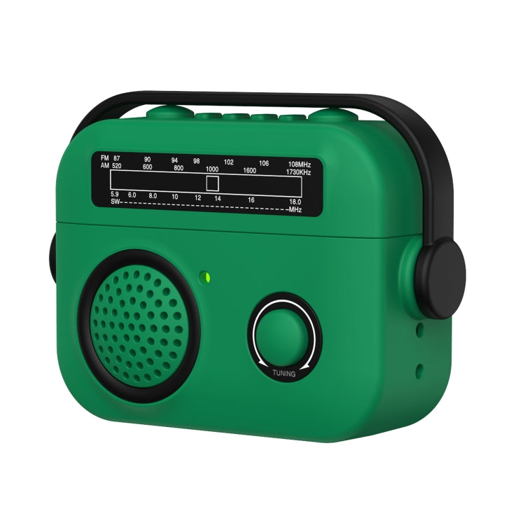 For AirPods Pro Radio Style Wireless Bluetooth Earphones Shockproof Protective Case(Green) - For AirPods Pro by PMC Jewellery | Online Shopping South Africa | PMC Jewellery | Buy Now Pay Later Mobicred