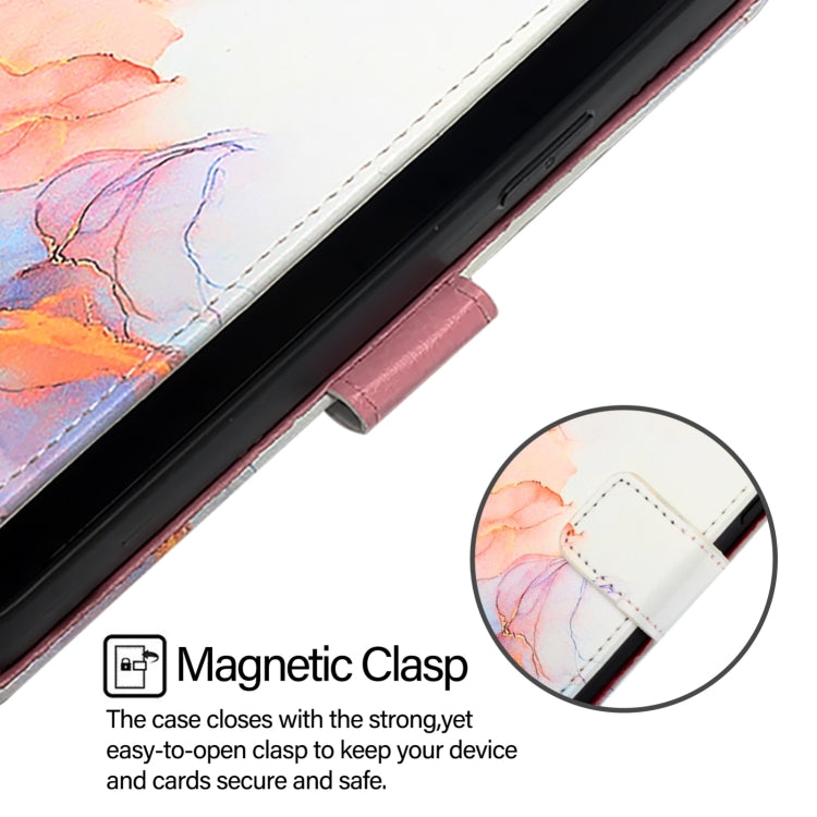 For Blackview A53 PT003 Marble Pattern Flip Leather Phone Case(Galaxy Marble White) - More Brand by PMC TechLife | Online Shopping South Africa | PMC TechLife | Buy Now Pay Later Mobicred