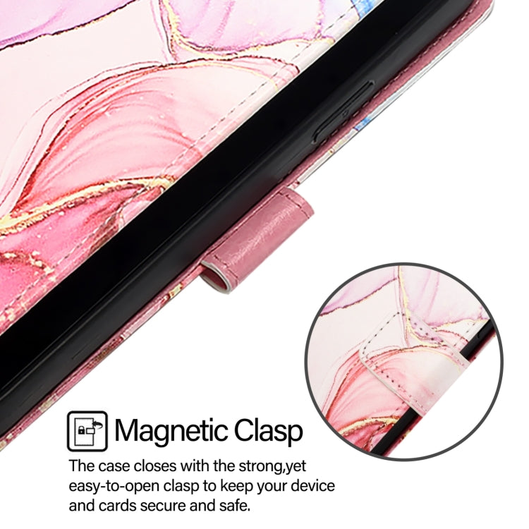 For Blackview Wave 6C PT003 Marble Pattern Flip Leather Phone Case(Rose Gold) - More Brand by PMC TechLife | Online Shopping South Africa | PMC TechLife | Buy Now Pay Later Mobicred