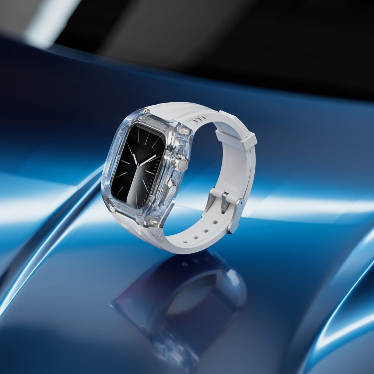 For Apple Watch SE 44mm Modified PC Hybrid TPU Watch Case Band(Starlight Transparent) - free shipping - PMc TechLife - Order now!