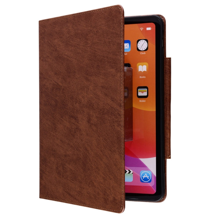 For Lenovo Tab P12 Cat Buckle Leather Tablet Case(Brown) - Lenovo by PMC TechLife | Online Shopping South Africa | PMC TechLife | Buy Now Pay Later Mobicred