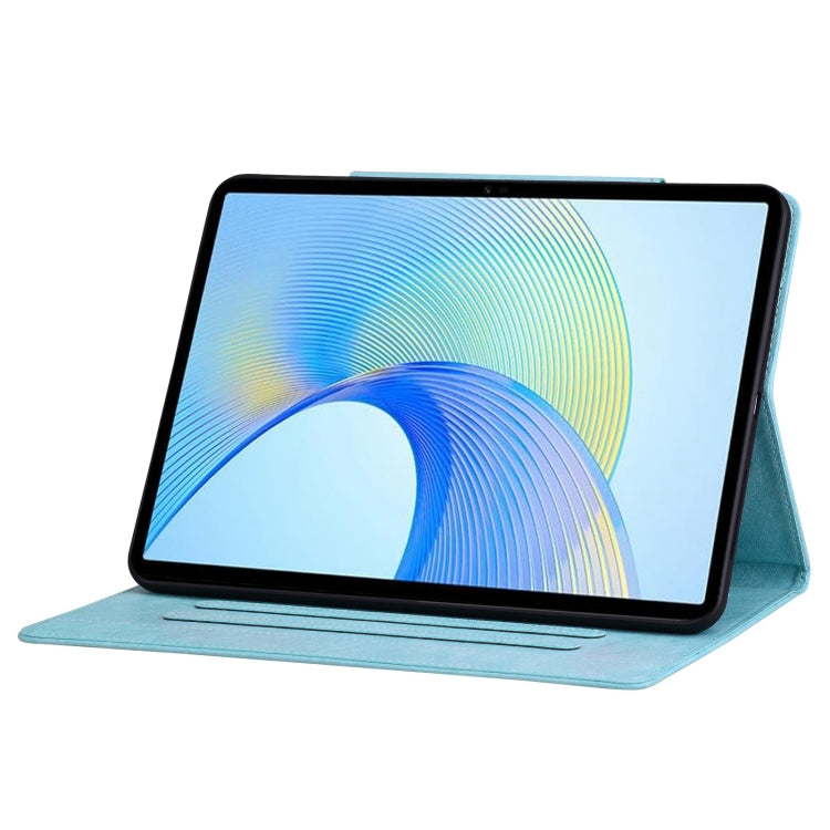 For Lenovo Xiaoxin Pad Pro 12.7 2025 Cat Buckle Leather Tablet Case(Sky Blue) - free shipping - PMC TechLife - Order now!