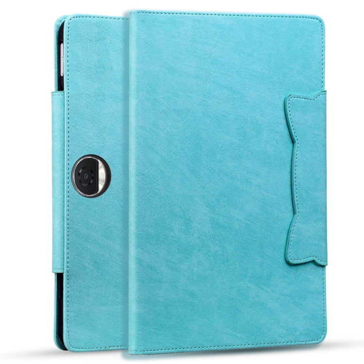 For Honor Pad 9 Cat Buckle Leather Tablet Case(Sky Blue) - Honor by PMC TechLife | Online Shopping South Africa | PMC TechLife | Buy Now Pay Later Mobicred