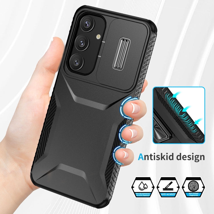For Samsung Galaxy S25 5G / S24 5G Sliding Camshield Phone Case(Black) - Galaxy S24 5G Cases by PMC Jewellery | Online Shopping South Africa | PMC Jewellery | Buy Now Pay Later Mobicred