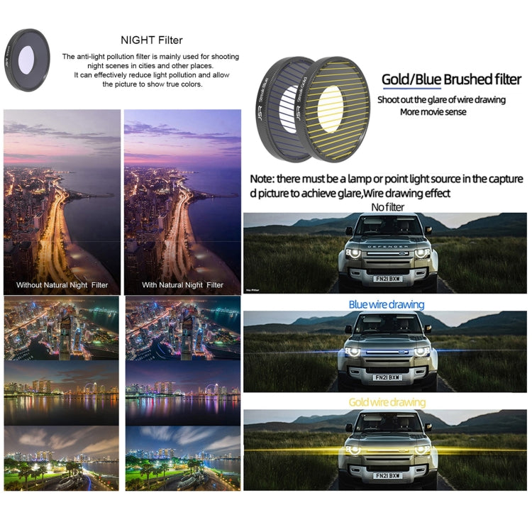 For DJI Osmo Action 4 JUNESTAR Threaded Camera Lens Filter, Filter:ND8 -  by JSR | Online Shopping South Africa | PMC TechLife | Buy Now Pay Later Mobicred