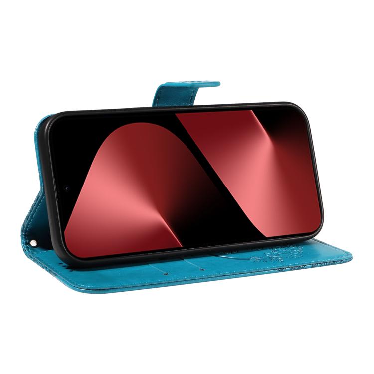 For Huawei Pura 80 Pro 5G Swallowtail Butterfly Embossed Leather Phone Case(Blue) - free shipping - PMC TechLife - Order now!