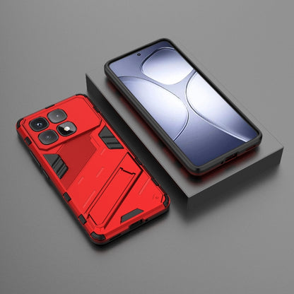 For Redmi K70 Ultra Global Punk Armor 2 in 1 PC + TPU Phone Case with Holder(Red) - Xiaomi Cases by PMC Jewellery | Online Shopping South Africa | PMC Jewellery | Buy Now Pay Later Mobicred