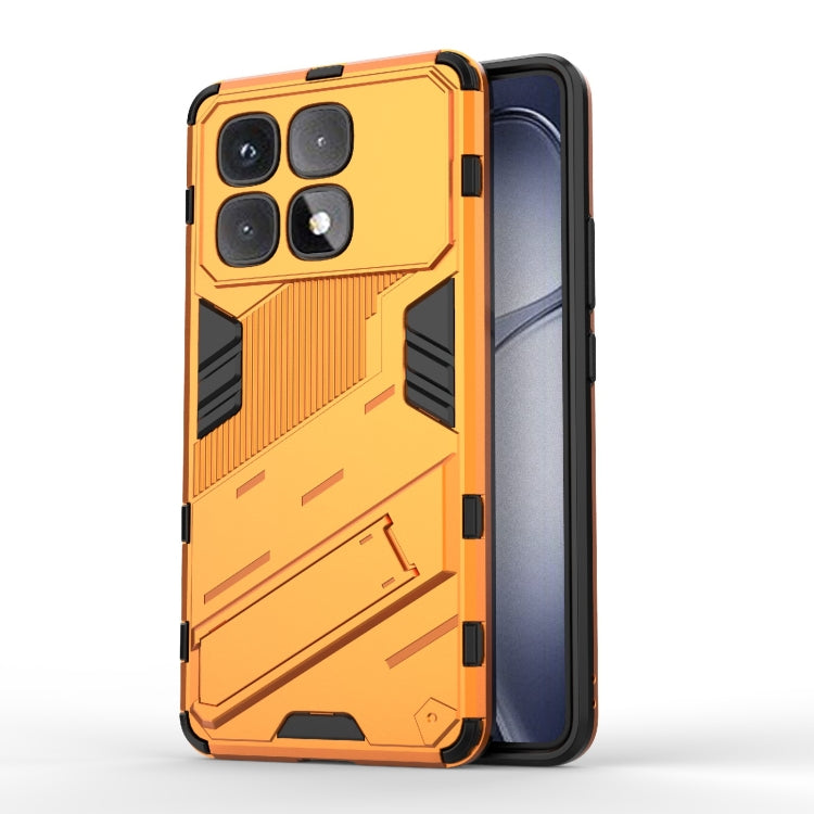 For Redmi K70 Ultra Global Punk Armor 2 in 1 PC + TPU Phone Case with Holder(Orange) - Xiaomi Cases by PMC Jewellery | Online Shopping South Africa | PMC Jewellery | Buy Now Pay Later Mobicred