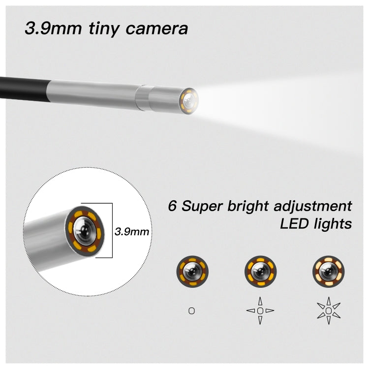 F240 3.9mm HD 1080P IP67 Waterproof WiFi Direct Connection Digital Endoscope, Cable Length:2m(Black) -  by PMC Jewellery | Online Shopping South Africa | PMC Jewellery | Buy Now Pay Later Mobicred