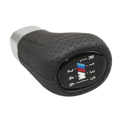 For BMW 3 Series E92 LCI Coupe 2008-2013 Square Car Gear Lever Leather Gear Shift Knob, Style:6 Speed - Shift Knob by PMC Jewellery | Online Shopping South Africa | PMC Jewellery | Buy Now Pay Later Mobicred