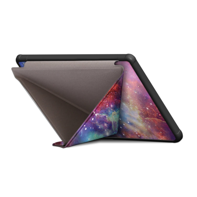 For Kobo Libra Colour 2024 Solid Color Deformation TPU Leather Smart Tablet Case(Milky Way) - Others by PMC Jewellery | Online Shopping South Africa | PMC Jewellery | Buy Now Pay Later Mobicred