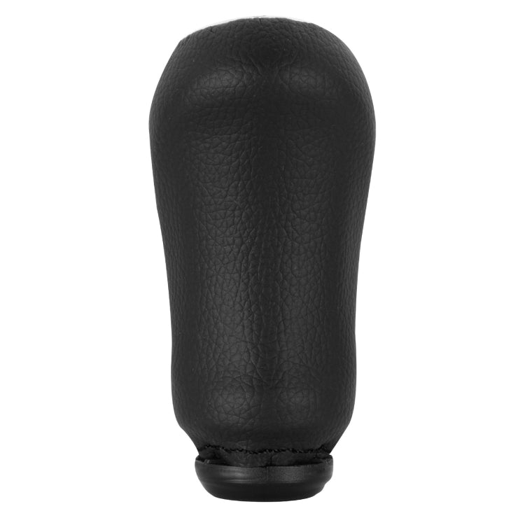 For Renault Clio III MK3 Car Gear Lever Knob Leather Gear Shift Knob(Black) - Shift Knob by PMC TechLife | Online Shopping South Africa | PMC TechLife | Buy Now Pay Later Mobicred