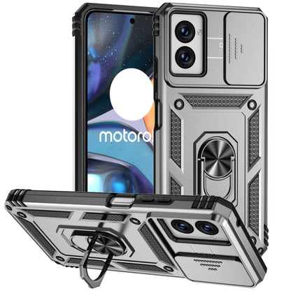 For Motorola Moto G Power 5G 2024 Sliding Camshield Holder Phone Case(Silver) - Motorola Cases by PMC Jewellery | Online Shopping South Africa | PMC Jewellery | Buy Now Pay Later Mobicred