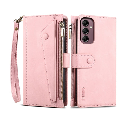 For Samsung Galaxy S25+ 5G ESEBLE Retro Frosted RFID Flip Leather Phone Case(Rose Gold) - Galaxy S25+ 5G Cases by ESEBLE | Online Shopping South Africa | PMC Jewellery | Buy Now Pay Later Mobicred